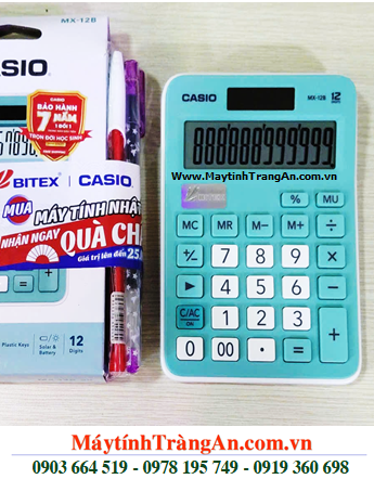 Casio MX-12B, Máy tính tiền Casio MX-12B (loại 12 số Digits), Bảo hành 07 năm /CÒN HÀNG 